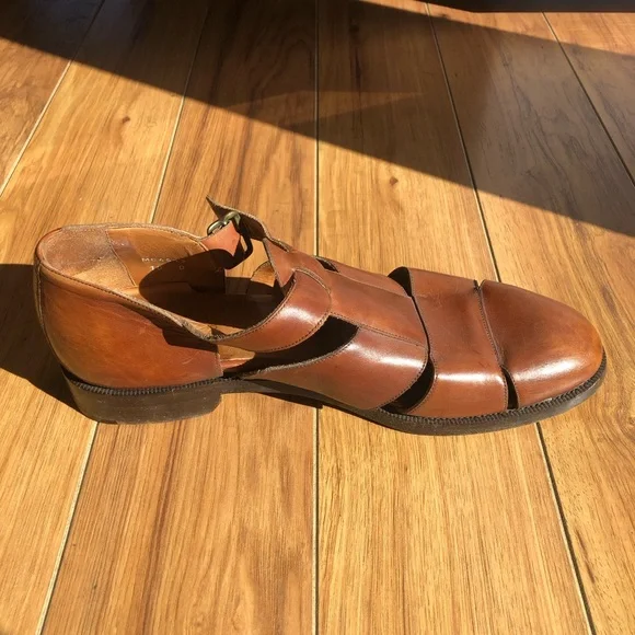 Polo by Ralph Lauren Tan Leather Sandals - Picture 6 of 8